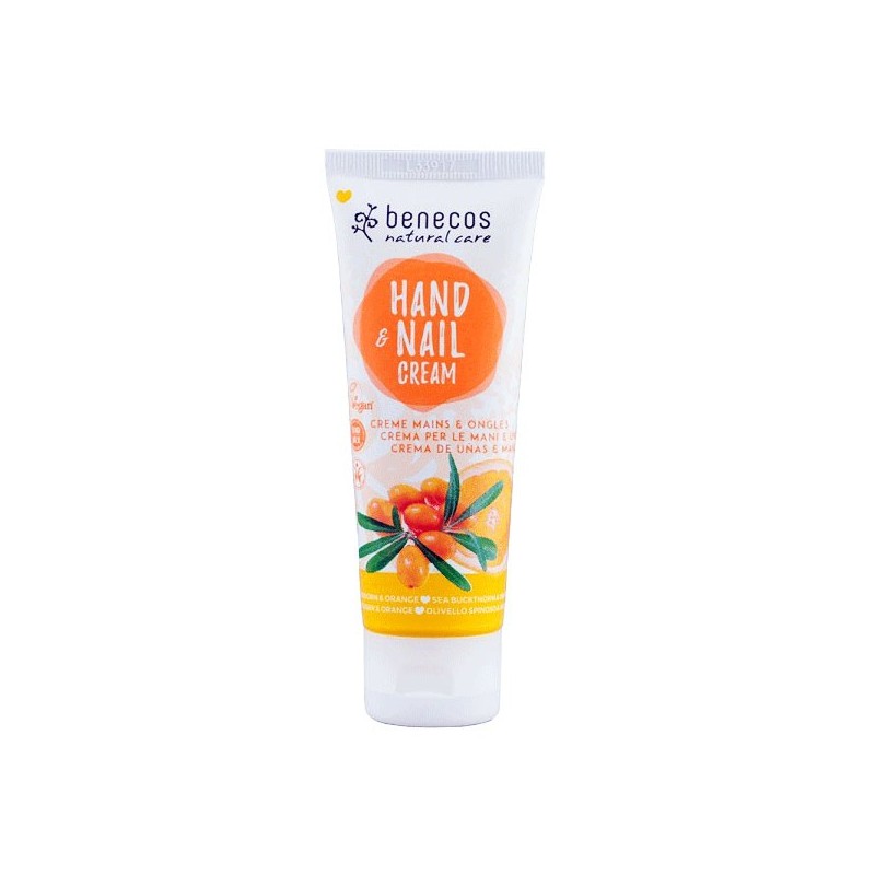Crème mains et ongles argousier et orange bio Benecos