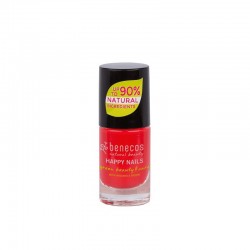 Vernis à ongles rouge flashy hot summer Benecos